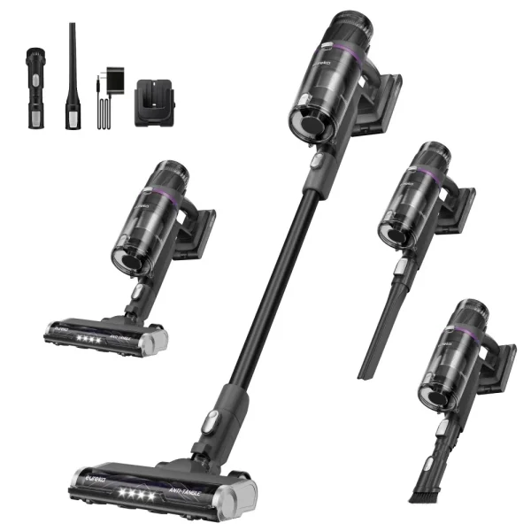 Eureka ReactiSense 440 – Smart Cordless Stick Vacuum with LED & Sensor Tech