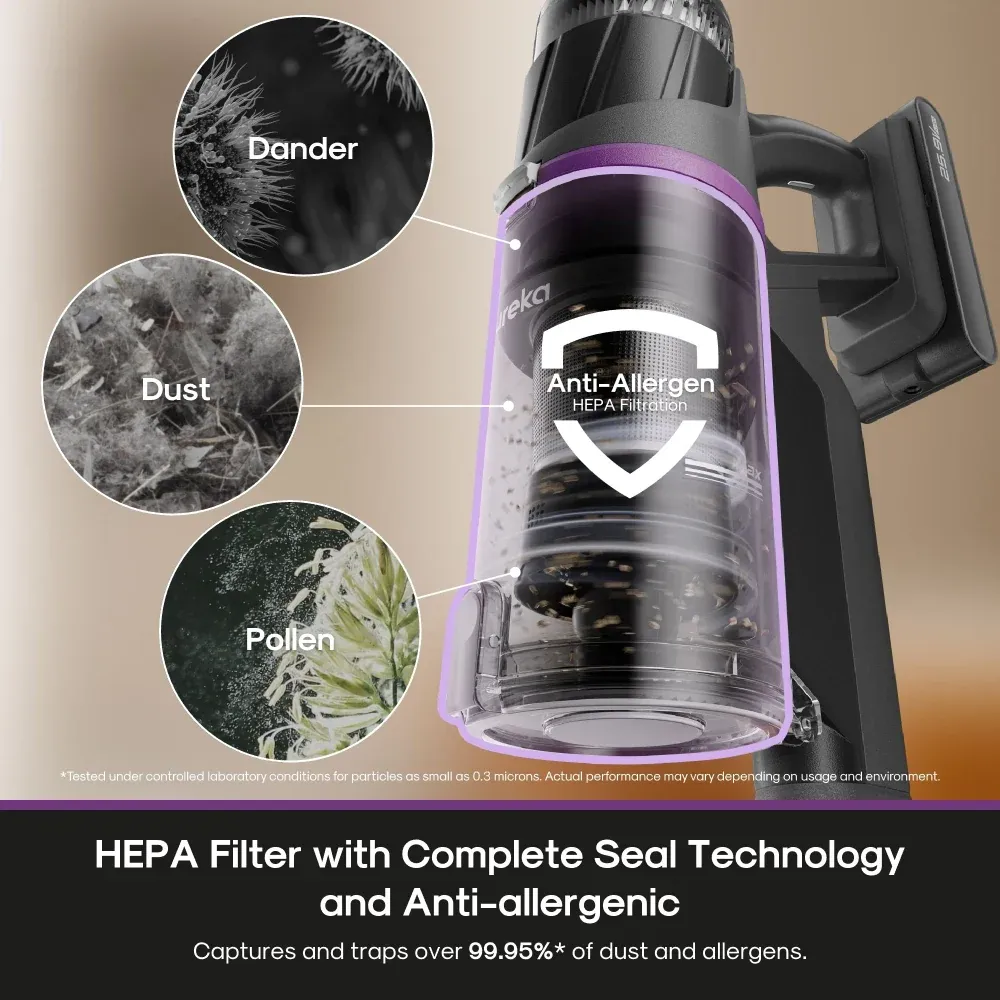 Eureka ReactiSense 440 – Smart Cordless Stick Vacuum with LED & Sensor Tech - Image 6